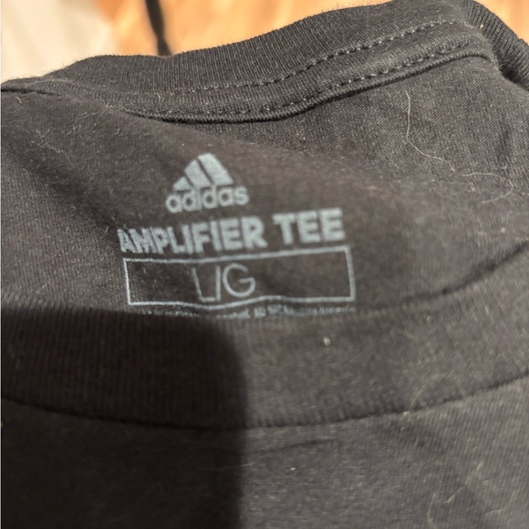 Adidas Black and White Short Sleeve Tee - Picture 3 of 4